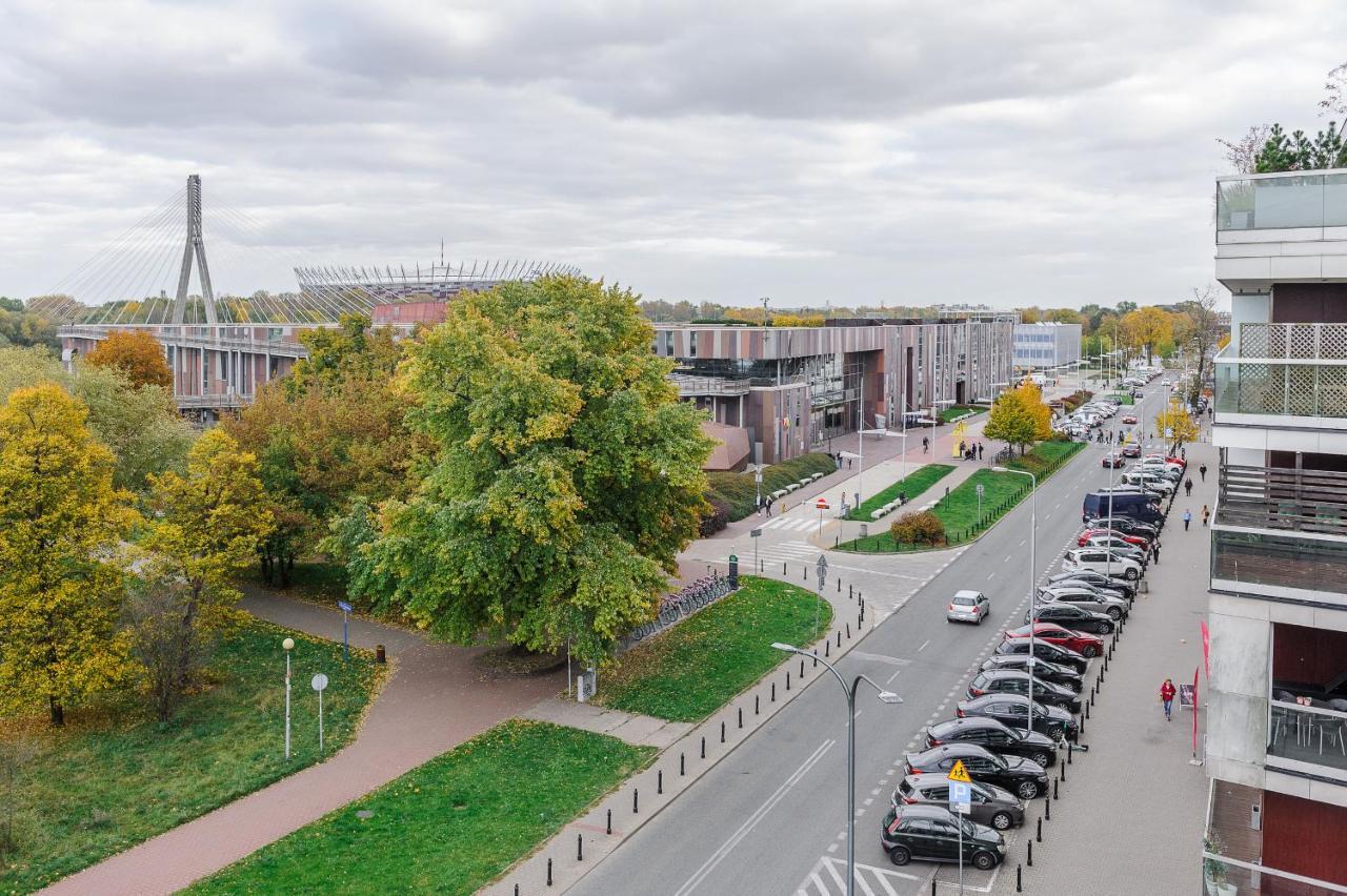 Lumina Apart With A Large Balcony Near Presidential Palace And River Warsaw Exterior photo